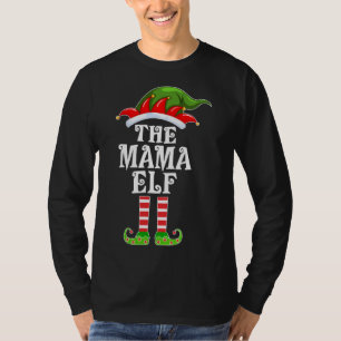 Camiseta Família Engraçada, A Mãe Elf Christmas Costu