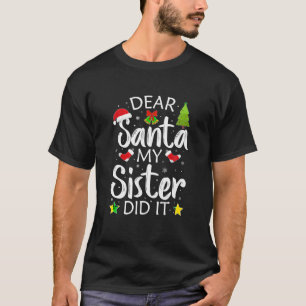 Camiseta Família Engraçada Caros Papais noeis Que Minha Irm