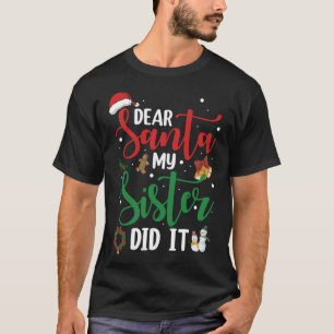 Camiseta Família Engraçada Caros Papais noeis Que Minha Irm