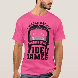 Camiseta Família engraçada de desenvolvedor de jogos