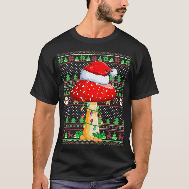 Camiseta Família Engraçada De Mushroom Amante Que Correspon (Frente)