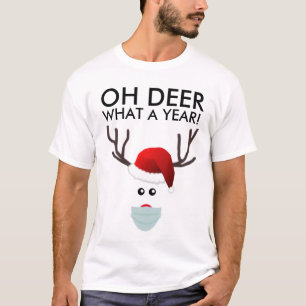 Camiseta Família Engraçada de Rosto de Natal