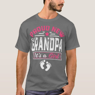 Camiseta Família Engraçada Novo Avô Orgulhoso É Um Gênero M