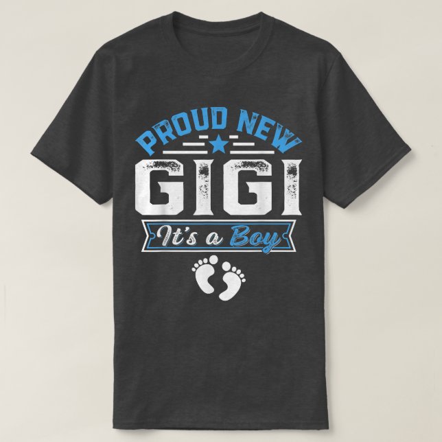 Camiseta Família Engraçada Novo Gigi É Uma Vara de Gênero (Frente do Design)