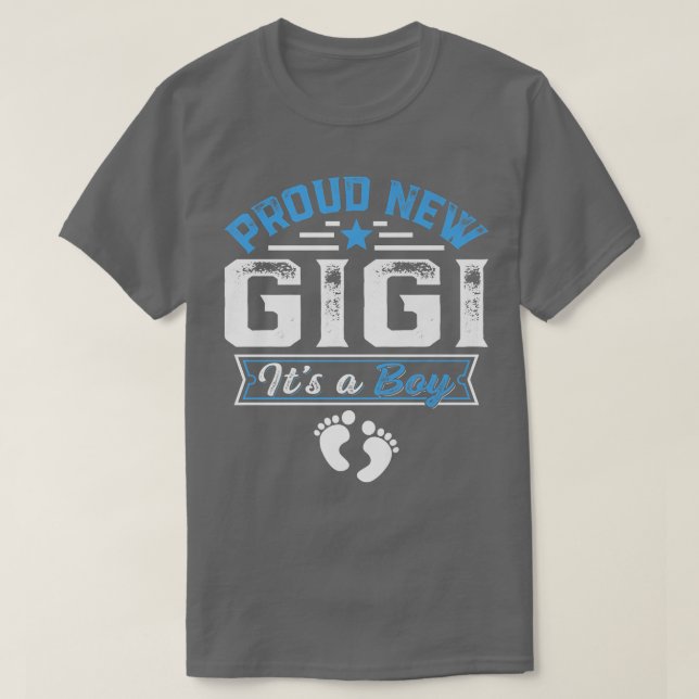 Camiseta Família Engraçada Novo Gigi É Uma Vara de Gênero (Frente do Design)