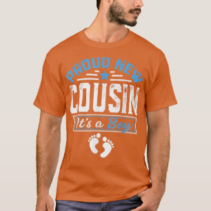Camiseta Família Engraçada Novo Primo Orgulhoso É Um Menino