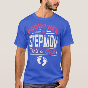 Camiseta Família Engraçada Novo Stepmama É Um Gênero Menino