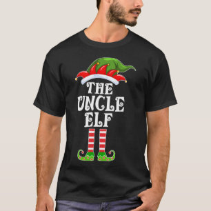 Camiseta Família Engraçada O Tio Elf do Natal