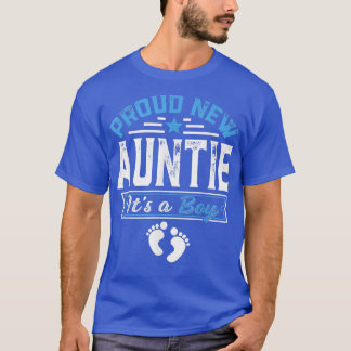 Camiseta Família Engraçada Tia Nova Que É Um Menino Sexo