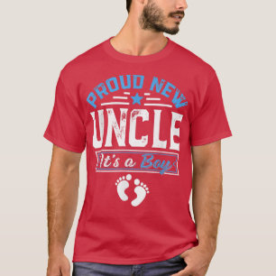 Camiseta Família Engraçada Tio Novo Orgulhoso É Um Menino R
