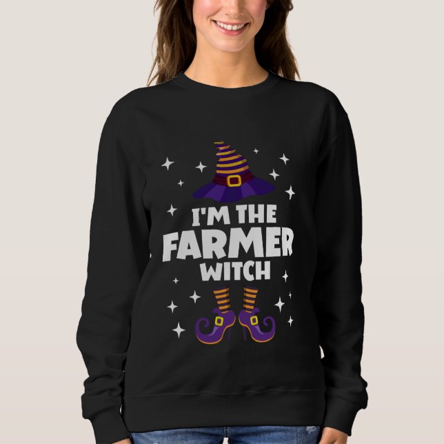 Camiseta Família Engraçado de Bruxas Correspondendo Farmi d (Frente)