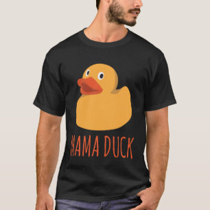 Camiseta Família Engraçado Mama Duck Rubber Ducky Adequada