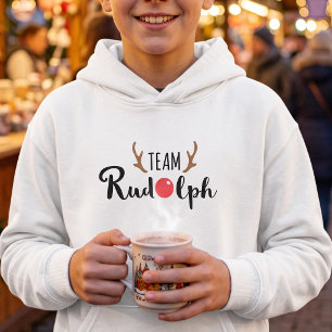 Camiseta Família Equipe Rudolph Natal Combinando