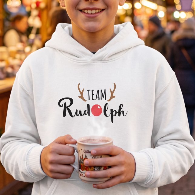 Camiseta Família Equipe Rudolph Natal Combinando (Criador carregado)