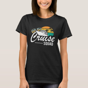 Camiseta Família Esquadrão de Cruzeiro Correspondência Viag