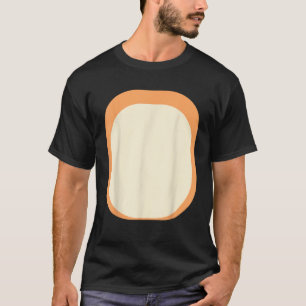 Camiseta Família Fantasia de Azul Bege para Dia das Bruxas