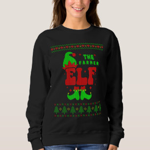 Camiseta Família Farmer Elf Correspondendo Feliz Natal