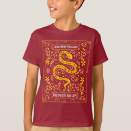 Camiseta Família: Feliz Ano Novo Chinês 2025