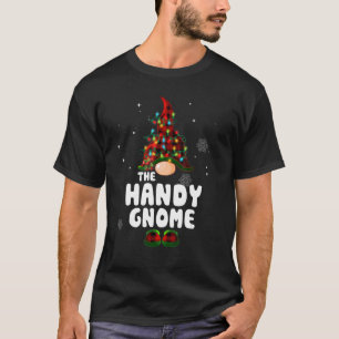 Camiseta Família Feliz de Xadrezes de Natal do Gnomo Buffal