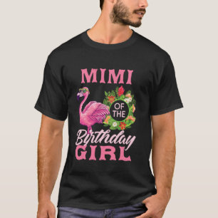 Camiseta Família Flamingo Matando Mimi Da Rapariga De Aniv