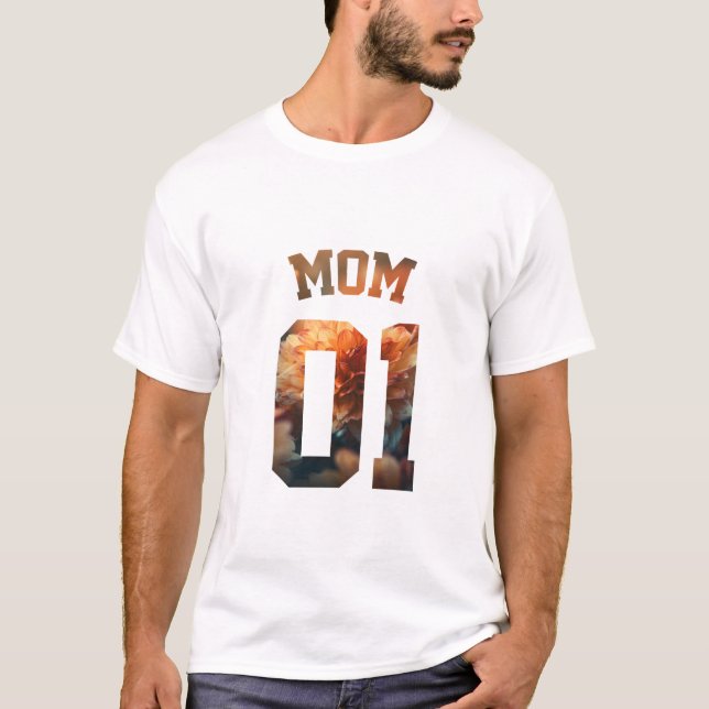 Camiseta Família Flor - Mãe 01 (Frente)