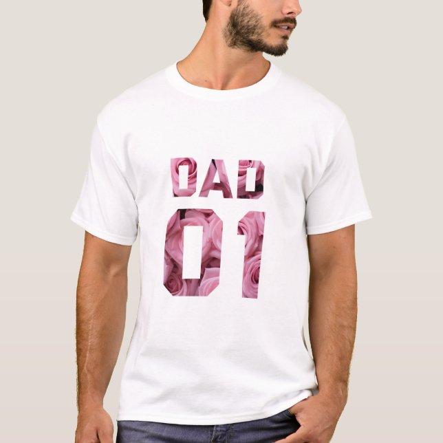 Camiseta Família Flor - Pai 01 (Frente)