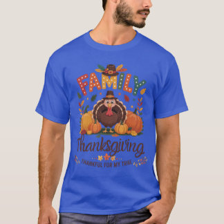 Camiseta Família Fofo Ação De Graças Grata Por Mulheres Da