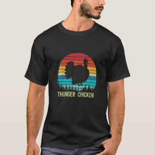 Camiseta Família Frango Trovejante Ação de Graças Turke cor