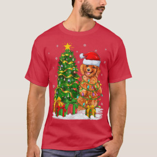Camiseta Família Funny Xmas Tree Correspondente Papais noei