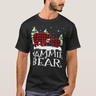 Camiseta Família Gammie Bear Correspondente ao Pijama Verme