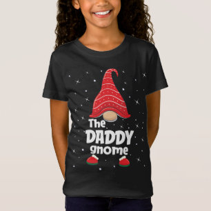 Camiseta Família Gnomo pai Correspondendo ao Natal Engraçad