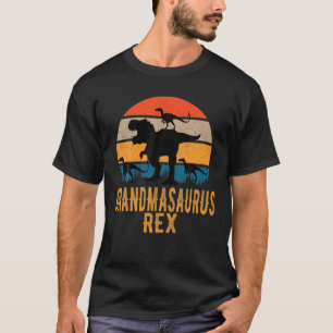 Camiseta Família Grandmasauro T Rex Avó Surus Dinossauro
