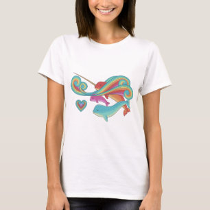 Camiseta Família Groovy de Narwhal