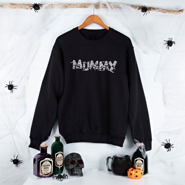Camiseta Família Halloween Correspondendo Engraçada Mãe Mam (Halloween Family Matching Funny Mom Mommy Mummy Sweatshirt)