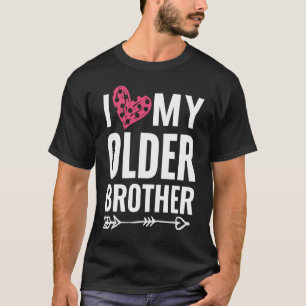 Camiseta Família Irmão, Eu Amo Meu Irmão Mais Velho Irmão I