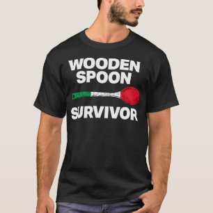 Camiseta Família Italiana - Sobrevivente Engraçado Da Colhe