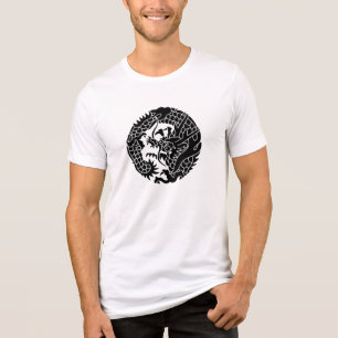 Camiseta Família Japonesa Crest-Dragon
