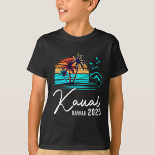 Camiseta Família Kauai Hawaii 2025 Summer Vacation Matching