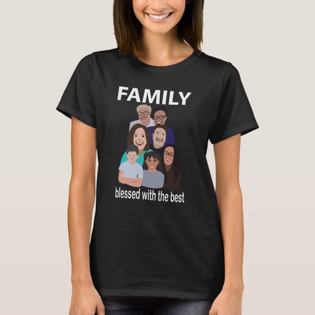 Camiseta Família Legal de Férias de Reunião da Família (Frente)