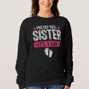 Camiseta Família legal Nova Irmã Orgulhosa É uma Menina Sex
