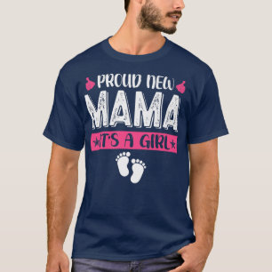 Camiseta Família legal Nova Mãe Orgulhosa É uma Vara de Gên