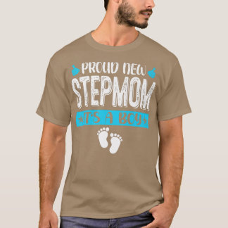 Camiseta Família legal Nova Stepmama Orgulhosa É um Menino 