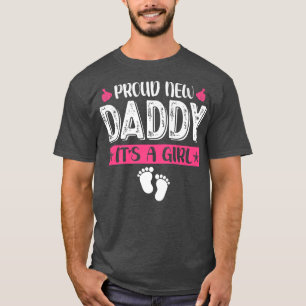 Camiseta Família legal Novo Pai Orgulhoso É uma Menina Sexo