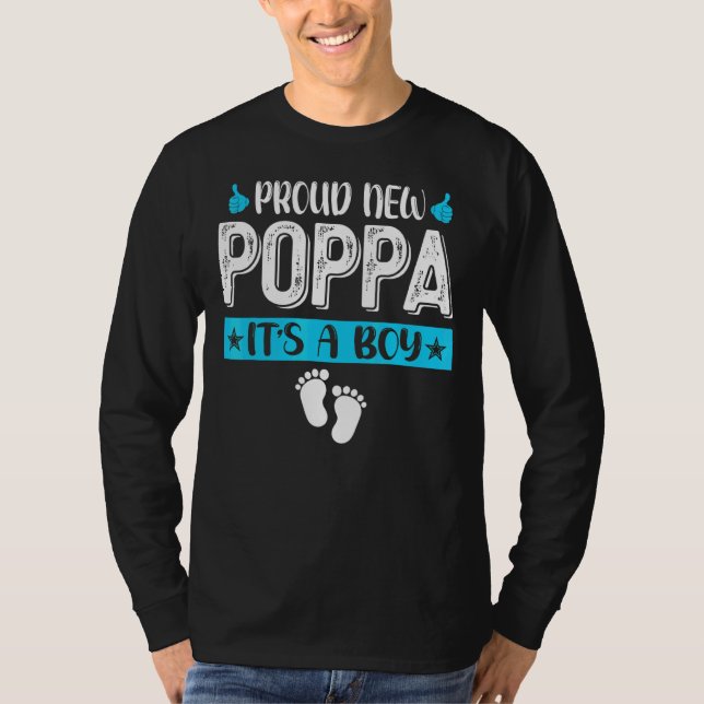 Camiseta Família legal Novo Poppa Orgulhoso É Uma Reve de G (Frente)