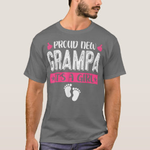 Camiseta Família legal Novo Vovô Orgulhoso É uma Garota Sex