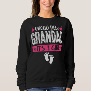 Camiseta Família legal Novo Vovô Orgulhoso É uma Menina Sex