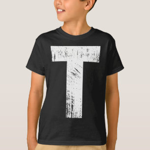Camiseta Família Letter T Grupo de Chipmunk Correspondente