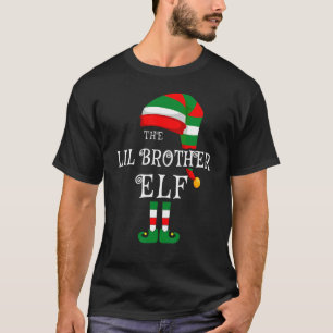 Camiseta Família Lil Irmão Elf Coisa De Natal De Pijama