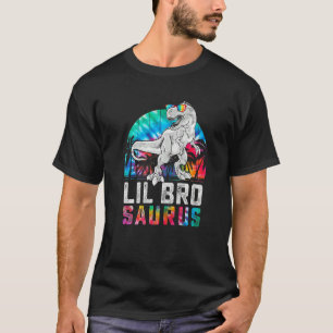 Camiseta Família Lilbrosaurus T Rex Dinosaur Lil Bro Saurus
