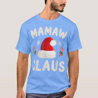 Camiseta Família Mamaw Claus Natal Pajama Matando Xmas